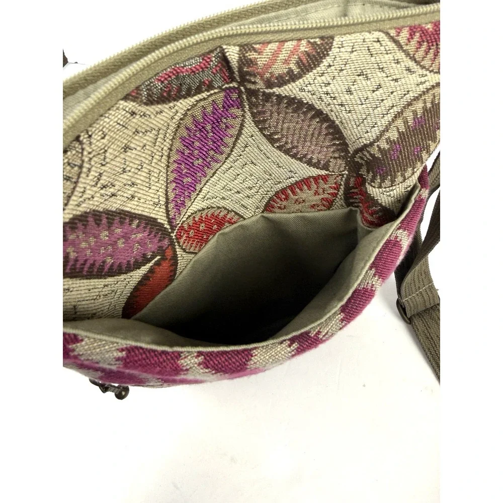 Maruca Spree Crossbody Bag Floral Tapestry Handbag Pouch Handmade Colorado New